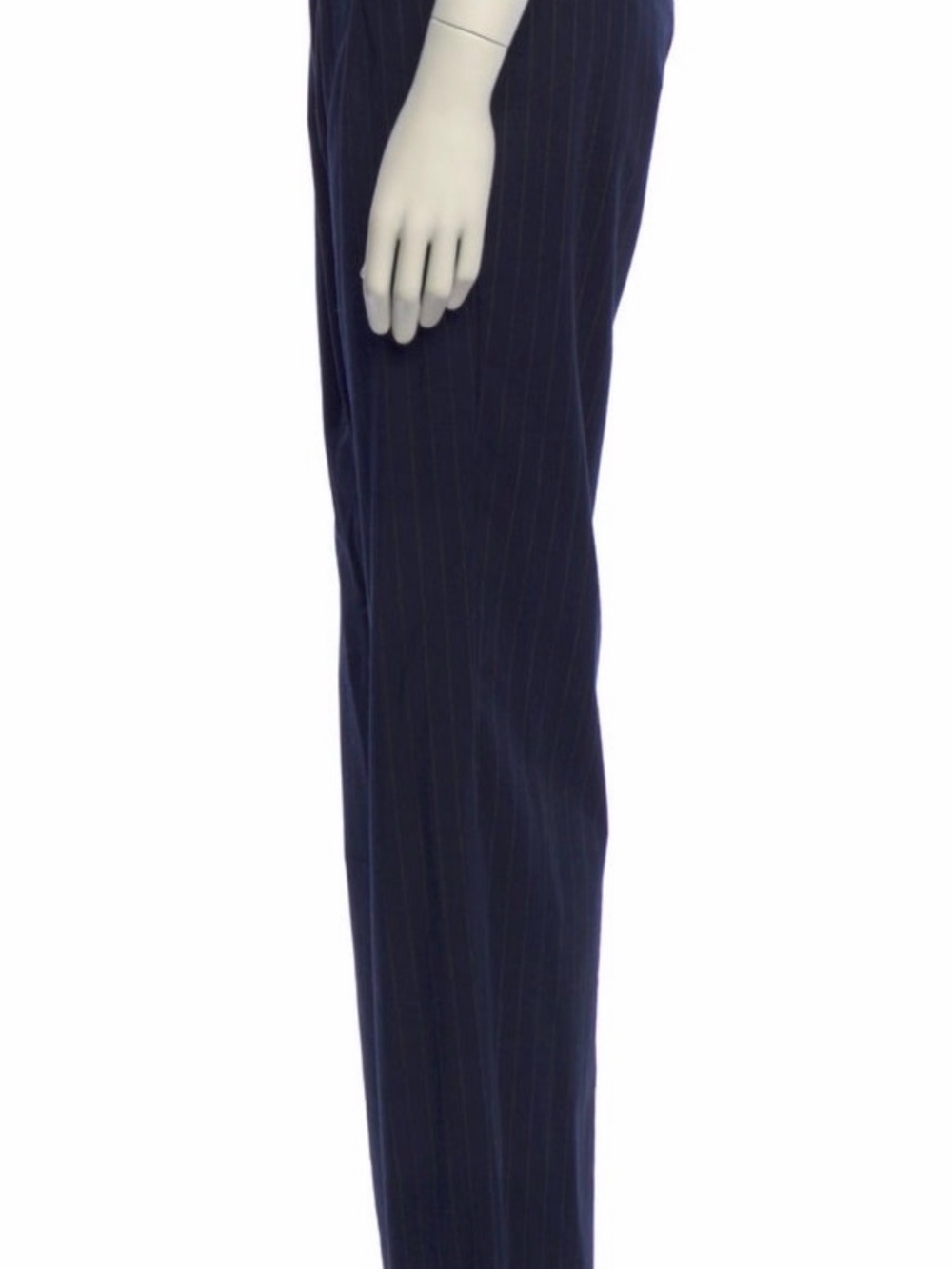 Kith Navy Pinstripe Trousers - Picture 2 of 7